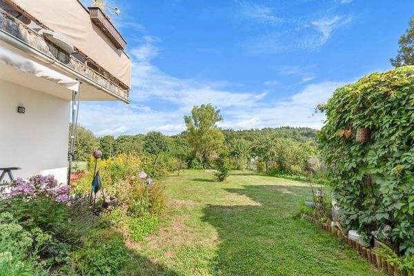 Ausblick in den Garten