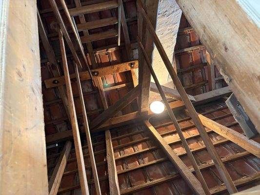 Kaltdach im Speicher