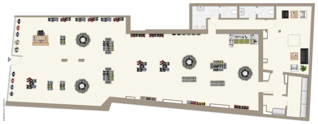 Grundriss EG Ladenlokal