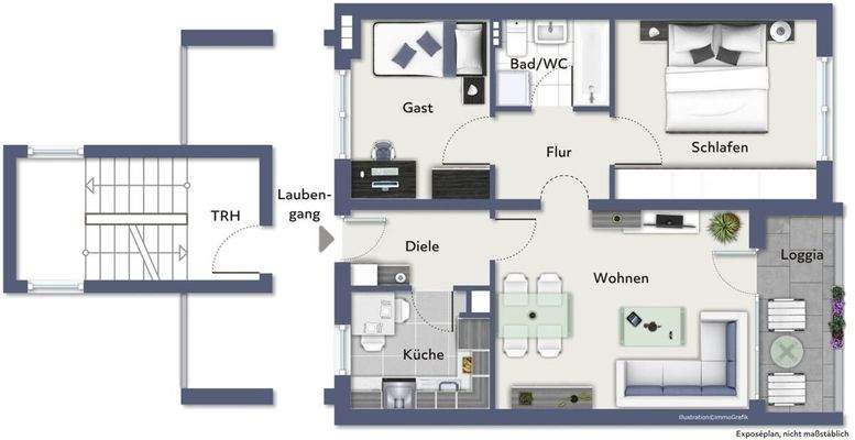 Grundriss Erdgeschoss