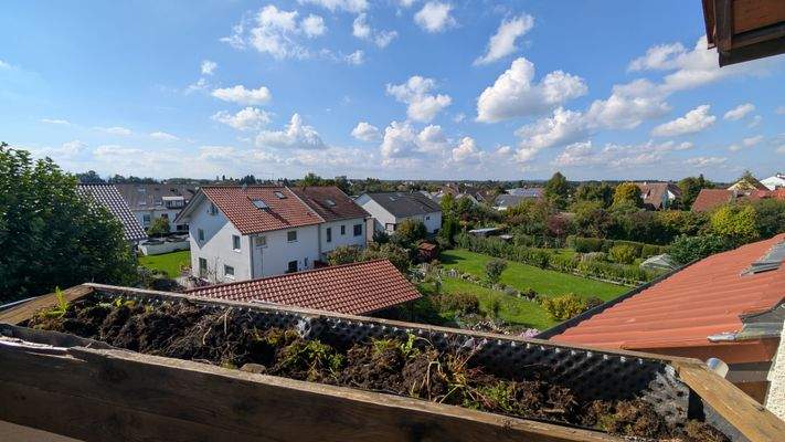 Blick vom Balkon