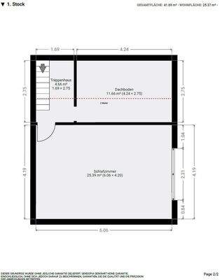 Grundriss Obergeschoss