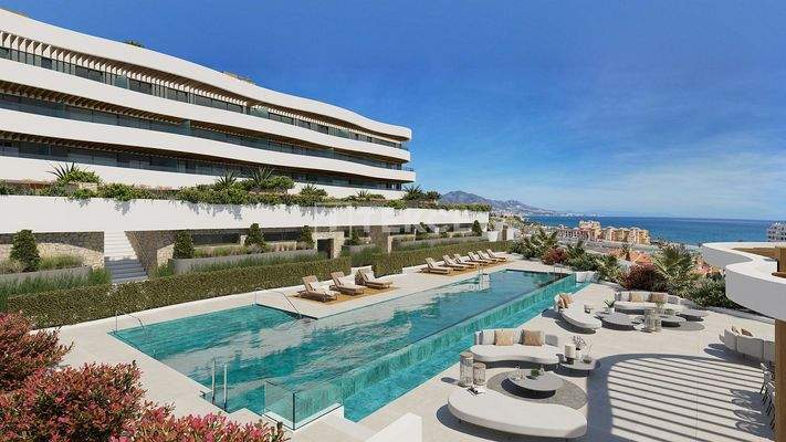 Flats with Panoramic Sea Views in Mijas Costa