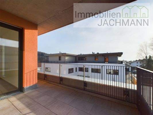 Dachterrasse mit Westausbick