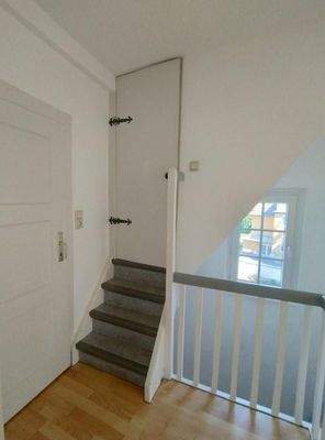 Treppenaufgang zu Dachboden