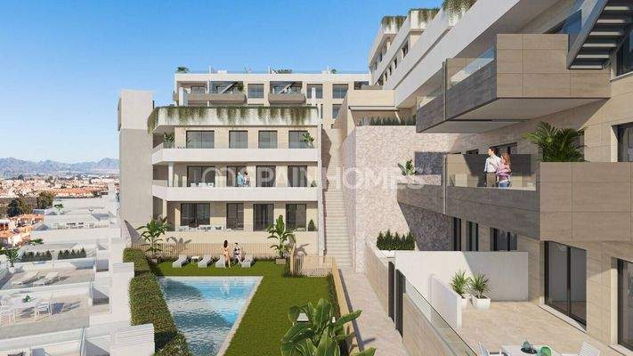 Real Estate in a Complex with a Pool in Águilas Murcia