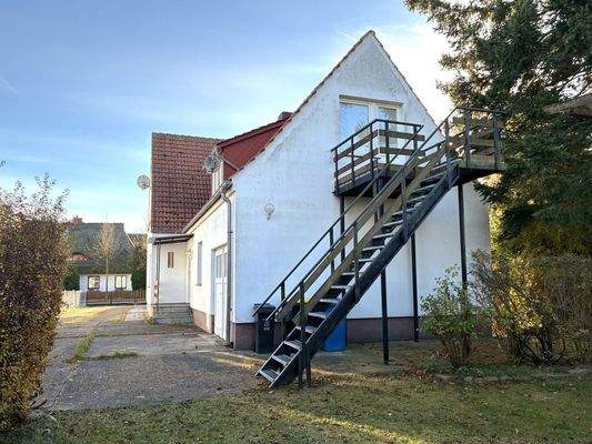 Rückwertige Ansicht