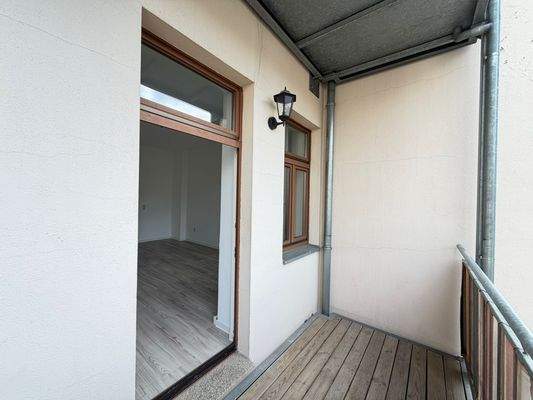 Balkon mit offenem Raum