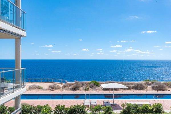 Meerblick von der Terrasse