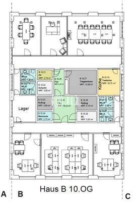Beispielplanung 10. OG BT B
