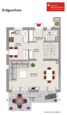 Grundriss Erdgeschoss