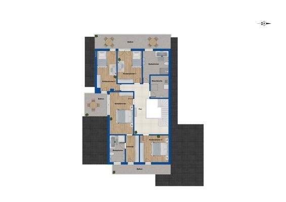 Grundriss - Dachgeschoss