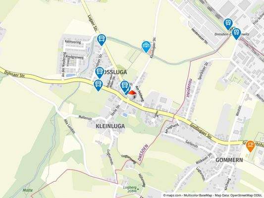 Geolyzer Kartenausschnitt