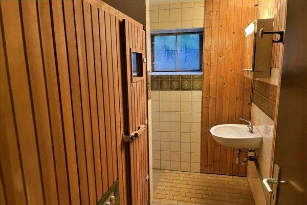 Sauna im UG