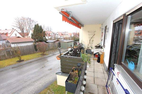 ... gemütlicher Westbalkon ....