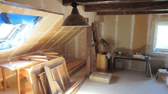 teilausgebautes Dachgeschoss
