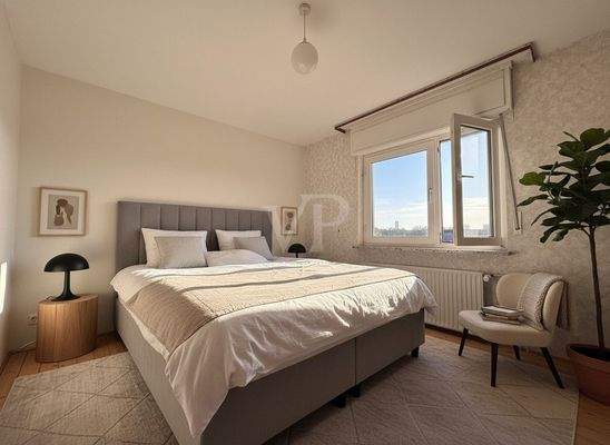 Elternschlafzimmer KI-Staging