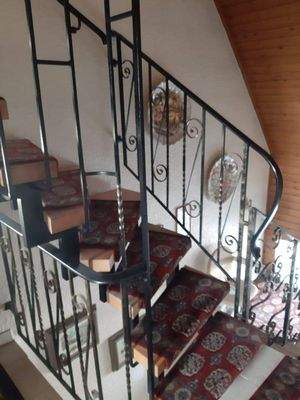 Treppenhaus zum zweiten Obergeschoss