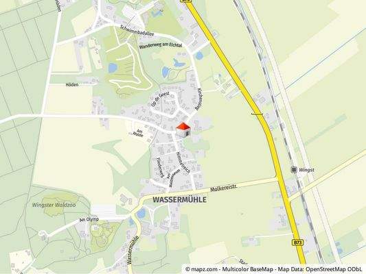 Geolyzer Kartenausschnitt