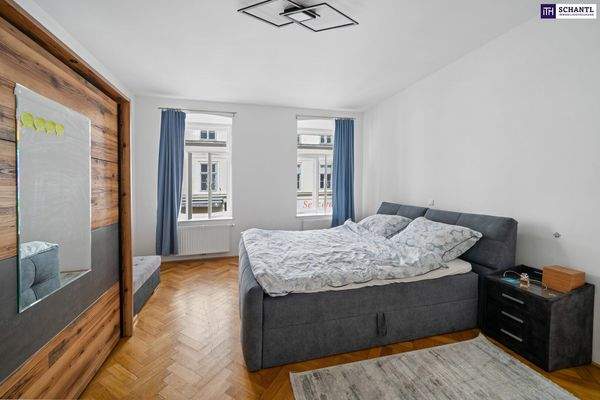 Schlafzimmer, am Plan Wohnzimmer ca. 20,95 m²