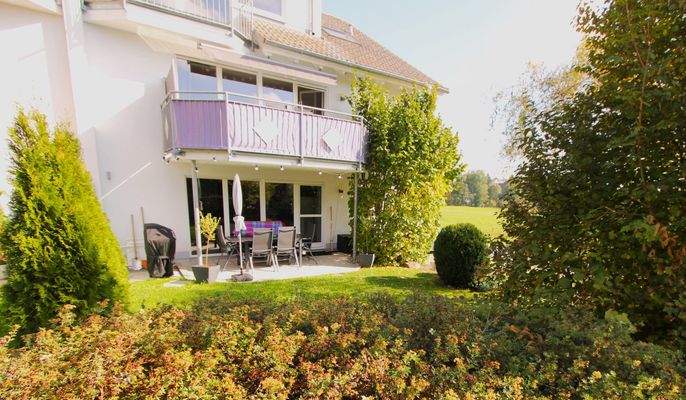 Wohnung mit eigenem Gartenanteil mit Südausrichtung