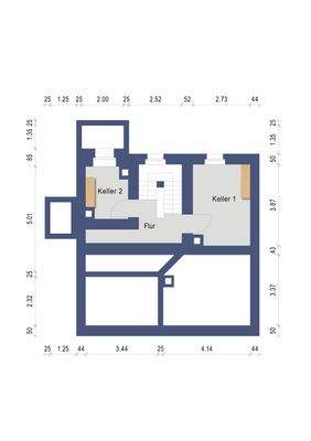 Grundriss Keller