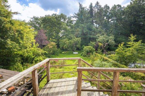 Terrasse mit Gartenblick