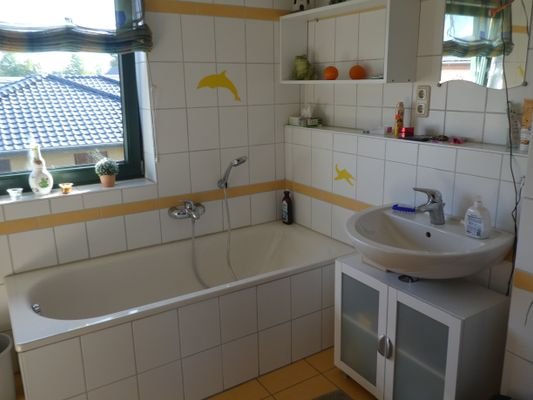 Badezimmer im Obergeschoss