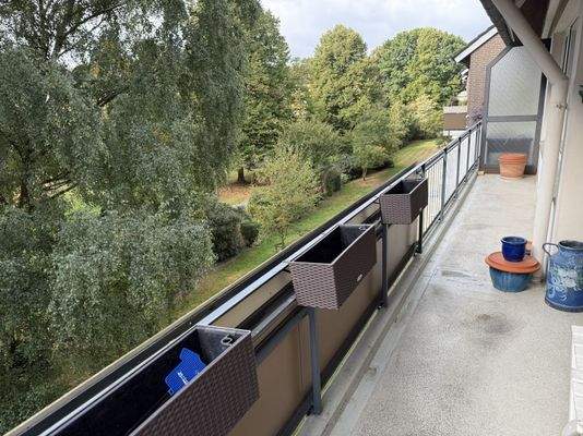 Unterer hinterer Balkon