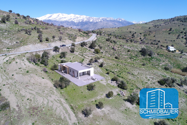 Südkreta - Melambes: Grundstück mit Baugenehmigung