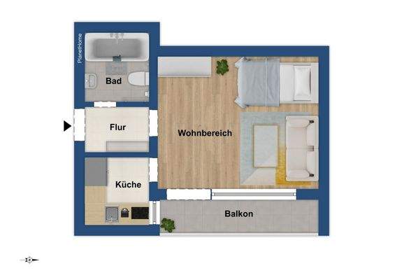 Grundriss 2. Obergeschoss