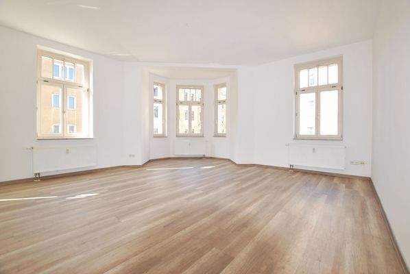 Wohnzimmer (Zustand nach Sanierung)