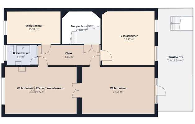 S&P | Grundriss 1. Obergeschoss