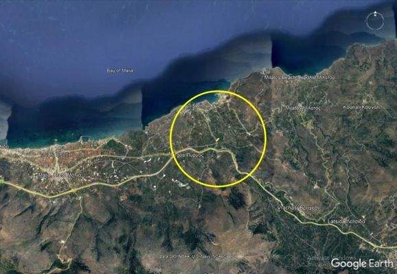 Baugrundstück mit Meerblick in Sissi auf Kreta zum Verkauf