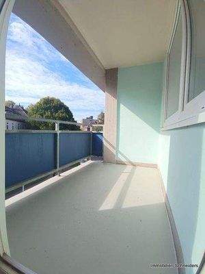 Balkon am Wohnzimmer