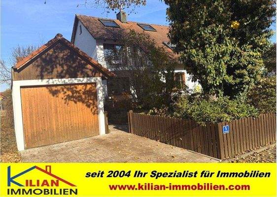 Doppelhaushälfte und Garage