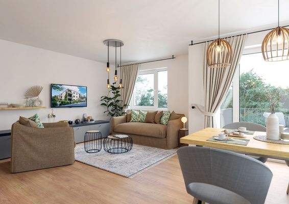 Wohnbeispiel Wohnzimmer