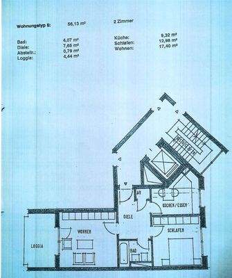 Aufteilung mit Wfl. Angabe