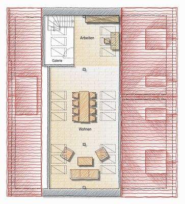 Grundriss Spitzboden