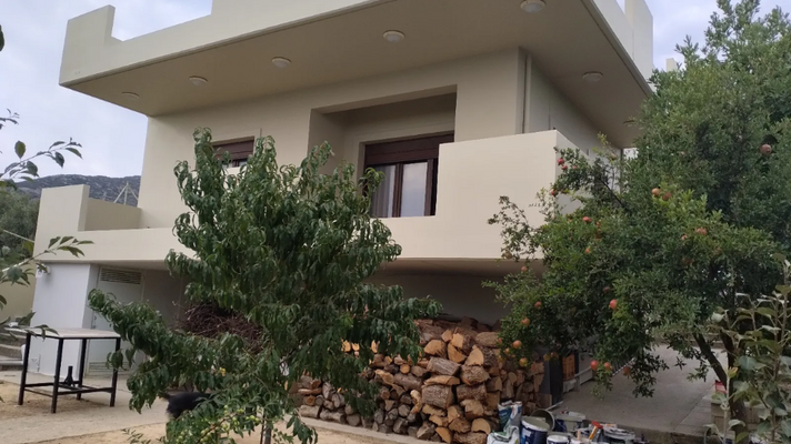 Kreta, Vasilies: Einfamilienhaus mit schöner Aussicht zu verkaufen