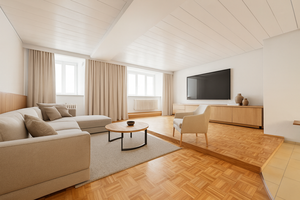 1. OG | Wohnzimmer | virt. Darstellung