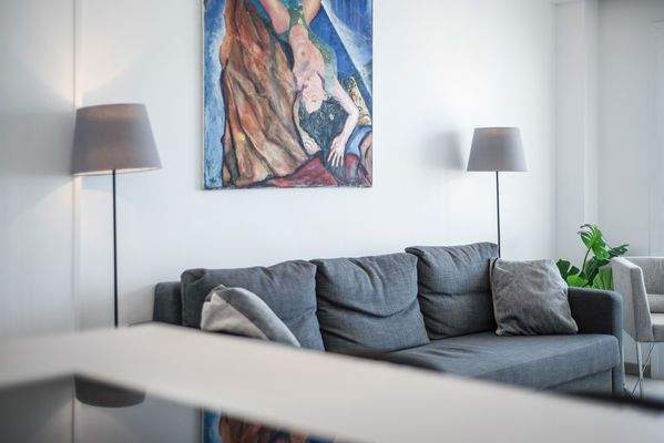 Living area in apartment in Magaluf