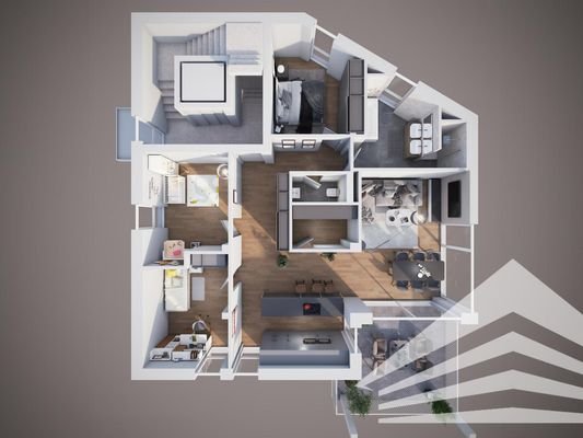 3D Plan TOP B2