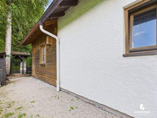 Blick Richtung Anbau