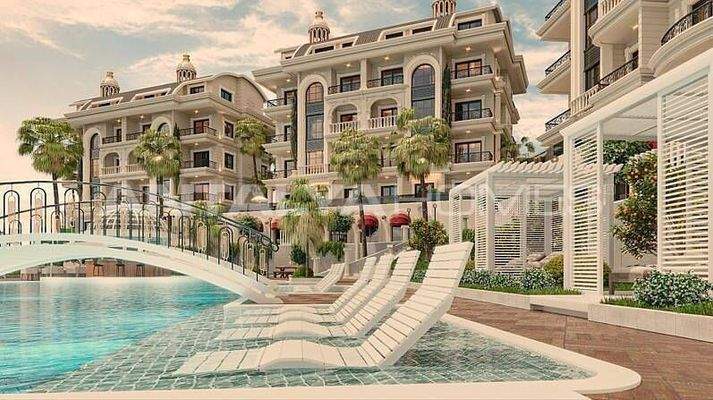 Luxury Flats Within Walking Distance to the Sea in Turkler Alanya