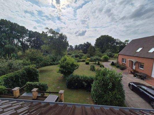 Blick aufs Grundstück