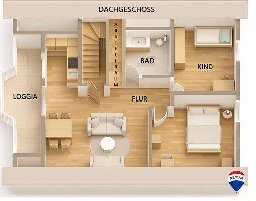 Grundriss - Dachgeschoss