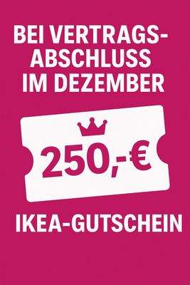 IKEA Gutschein 250€ bei Abschluss im Dezember 2025
