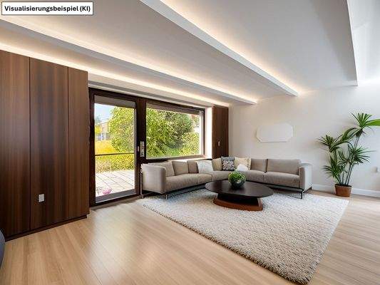 Wohnzimmer-Erdgeschoss Homestaging