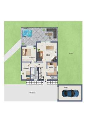 Grundriss Erdgeschoss